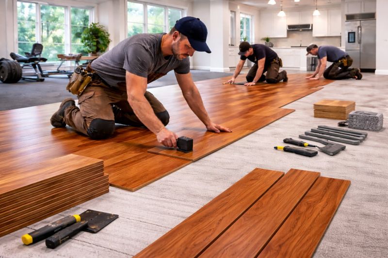 Cherry Floor Installation in Land O Lakes, FL