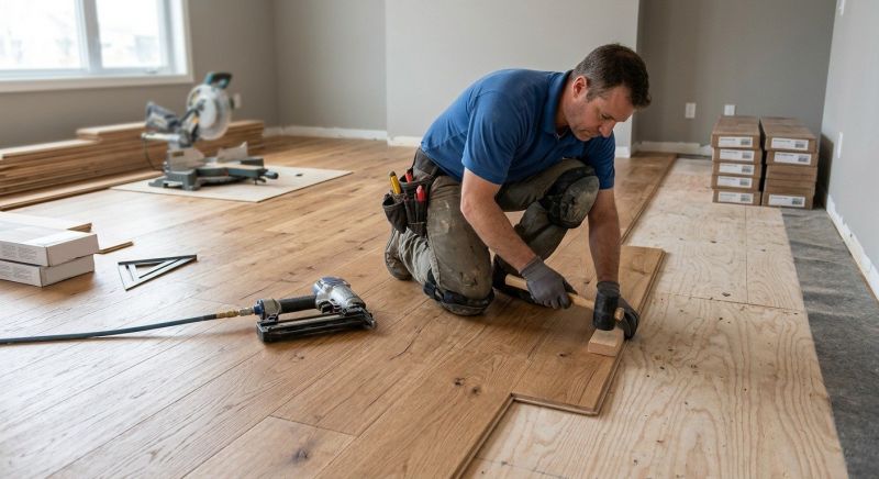 Hardwood Floor Installation in Brandon, FL