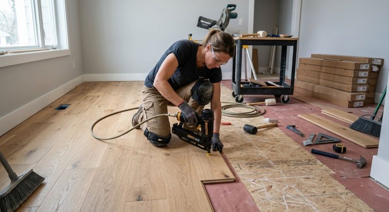 Hardwood Floor Installation in Brandon, FL