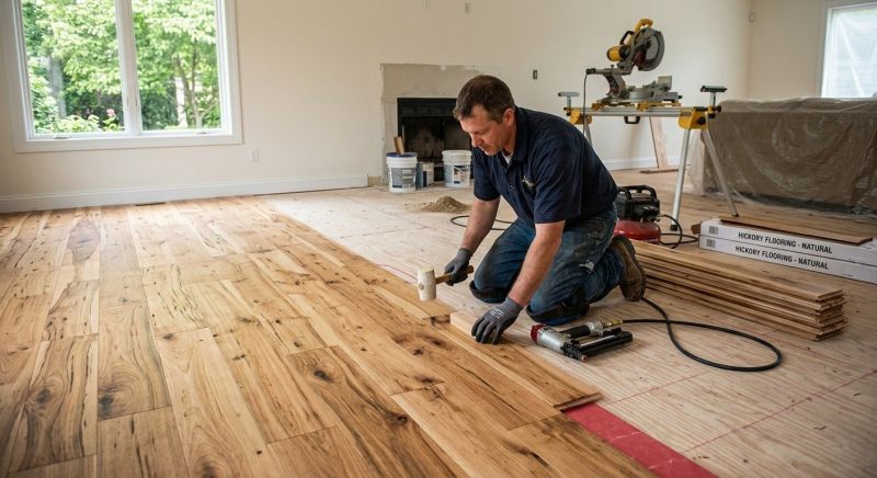 Hickory Floor Installation in Wesley Chapel, FL