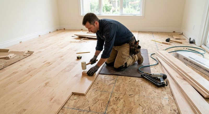 Maple Flooring Installation in Odessa, FL