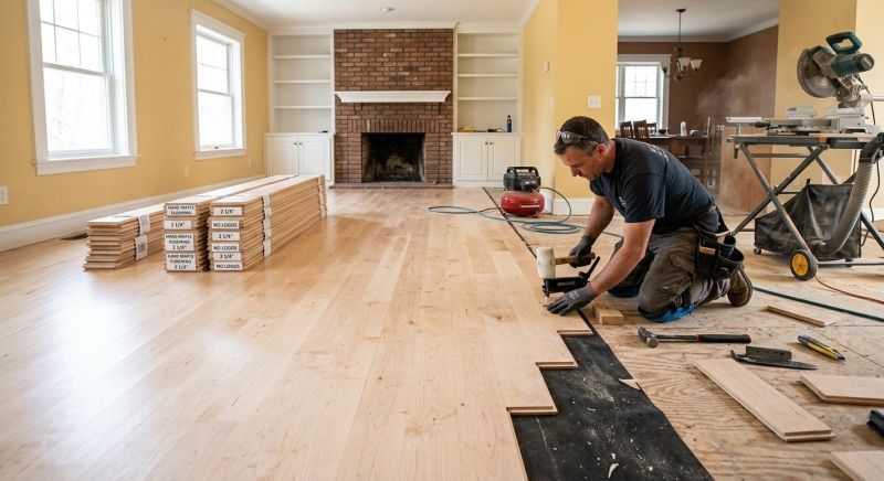 Maple Flooring Installation in Riverview, FL