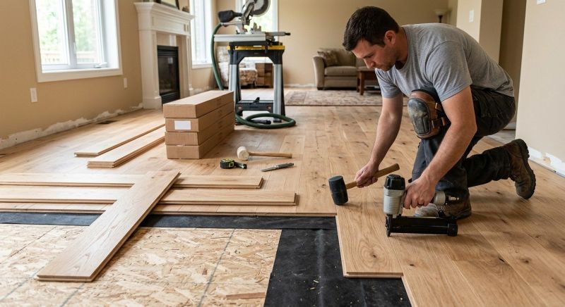 Oak Floor Installation in Brandon, FL