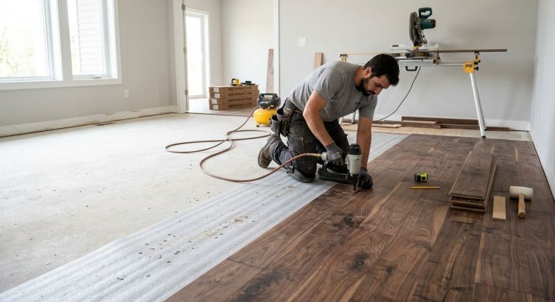 Walnut Flooring Installation in Wesley Chapel, FL