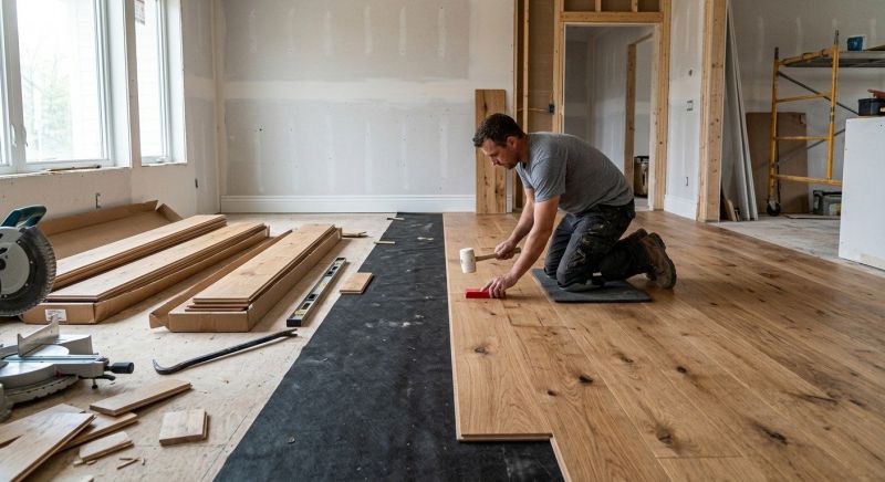Wide Plank Floor Installation in Wesley Chapel, FL