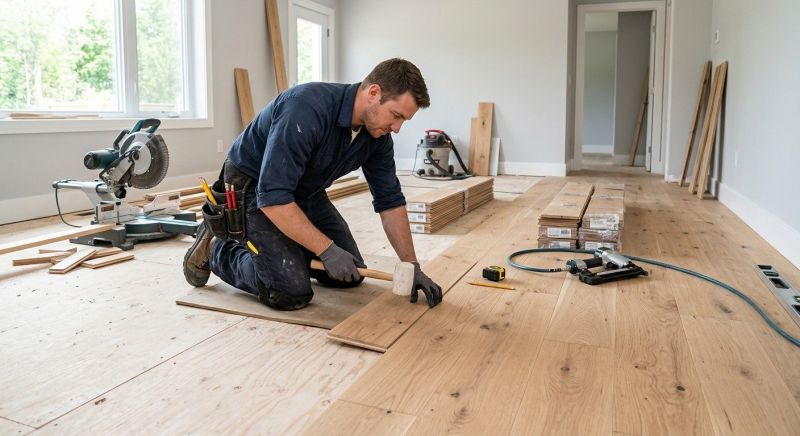 Wood Floor Replacement in Dover, FL