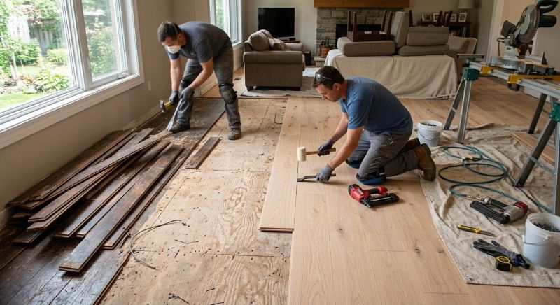 Wood Floor Replacement in Riverview, FL